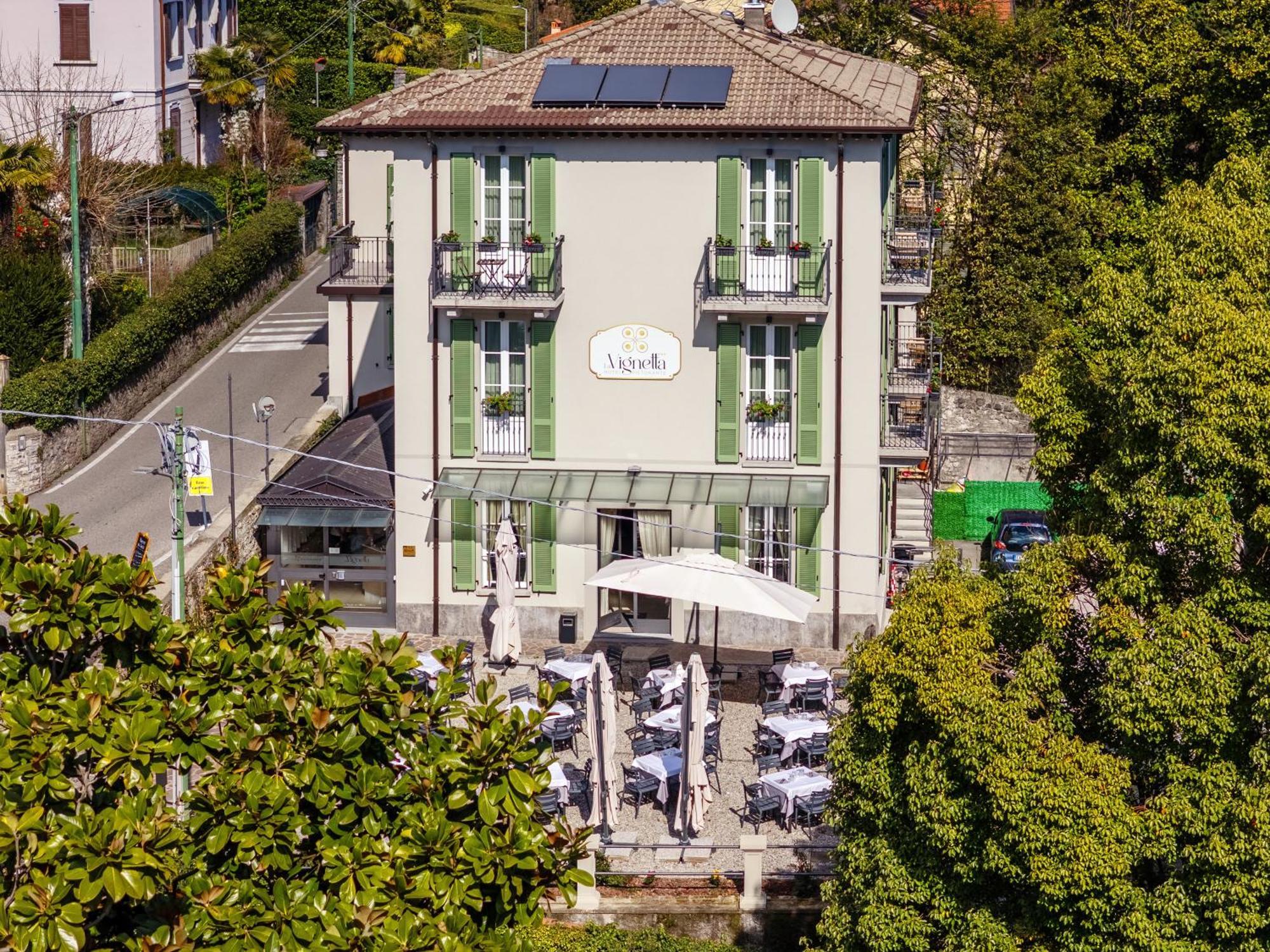 Hotel Ristorante La Vignetta Cernobbio Exterior photo